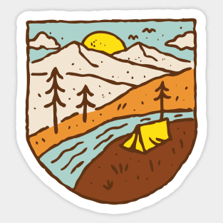 Camping Sticker